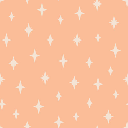 WhimsicalWinter Sparkles Peach