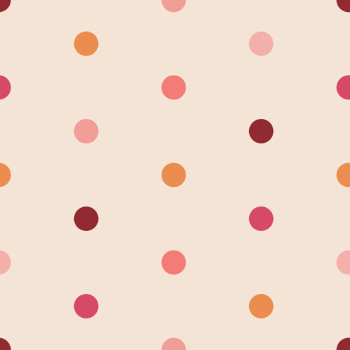 WhimsicalWinter PolkaDots Pink