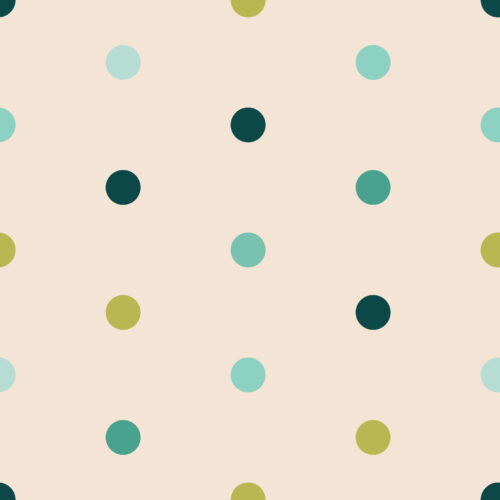 WhimsicalWinter PolkaDots Teal
