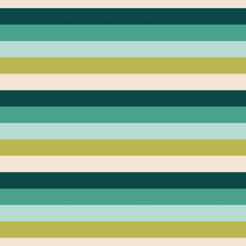 WhimsicalWinter Stripes Teal