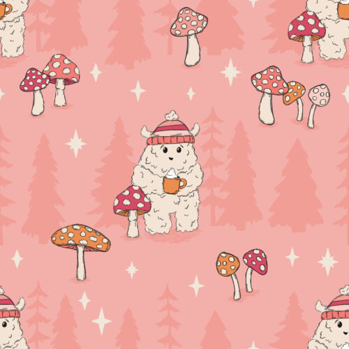 WhimsicalWinter Yeti Pink