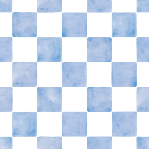 CR WildflowerFields Checkered Blue