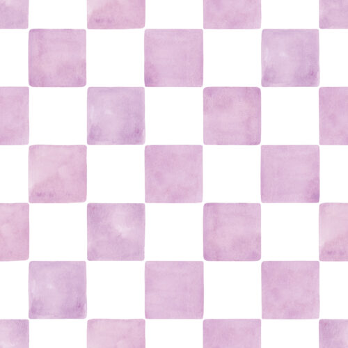 CR WildflowerFields Checkered Lilac