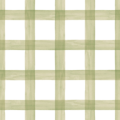 CR WildflowerFields Plaid Simple Green