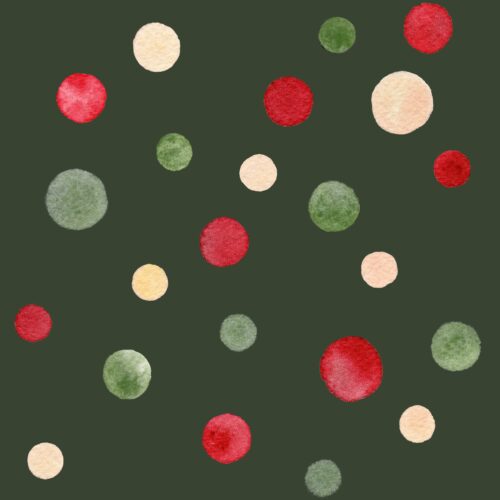 Holiday Dots on Fern