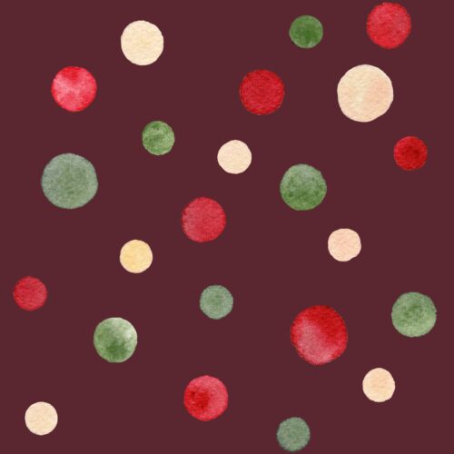 Holiday Dots on Wine