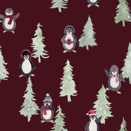 Penguins and Pine Trees on Mulberry