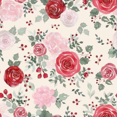 Peppermint Rose on Cream