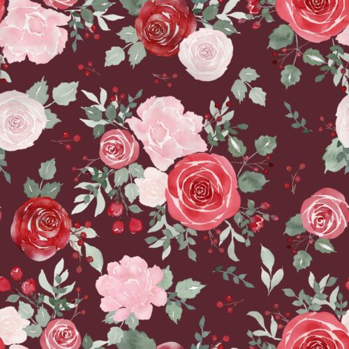 Peppermint Rose on Wine