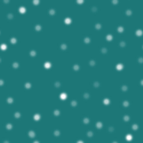 Blurry Polka Dot on Teal