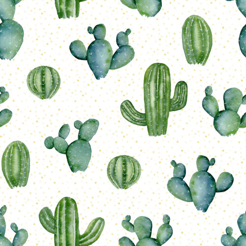 Desert Cacti on Dots