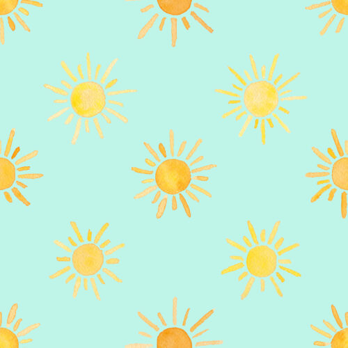 Summer Sunshine on Aqua