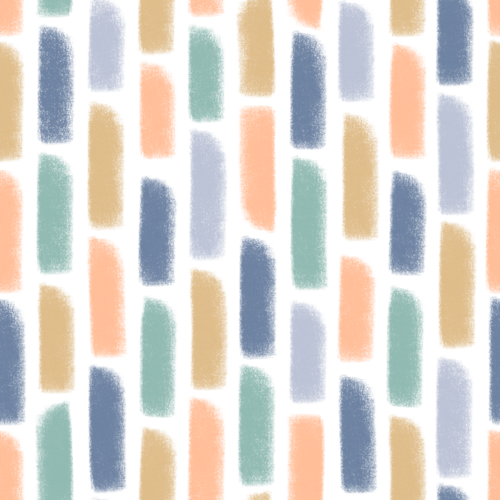 Doodlebug Chalk Art Strokes Peach Fuzz and Aqua Blue