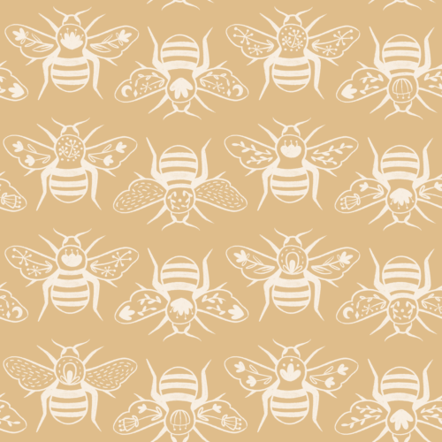 Doodlebug Folktale Bees Sahara Yellow