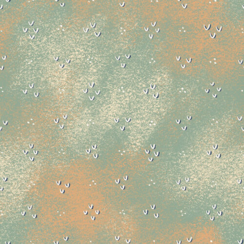 Dragon Scales Custard Yellow and Light Copper