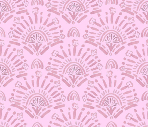 Among the Wildflowers - Flowermedallionpinkfill1