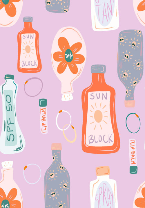 beach bums - Sunscreen Light Plum