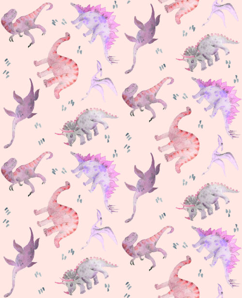 Dinosaurs - Dinosaur Pink Nondirectionalsized