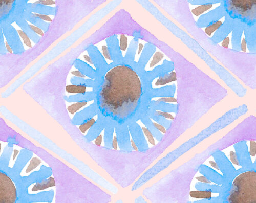 Dinosaurs - Sunburst Purple