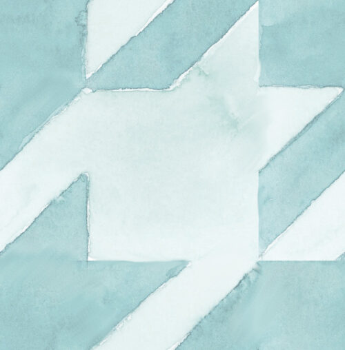 Flower Power - Houndstoothteal