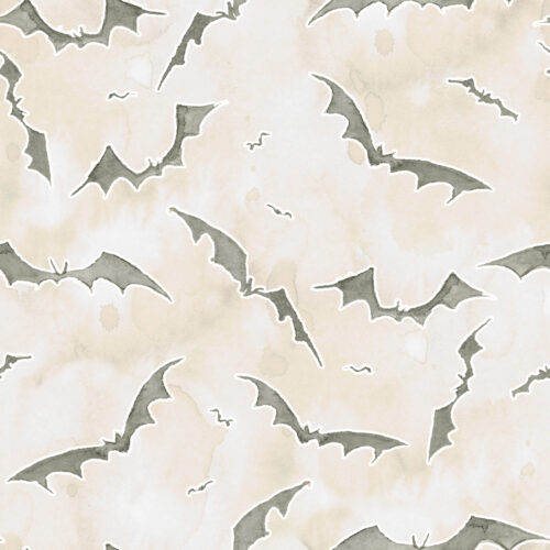 Hauntings - Haunting Bats Greige 4