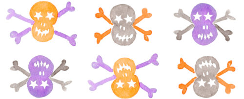 Hello Halloween - Skullsnew