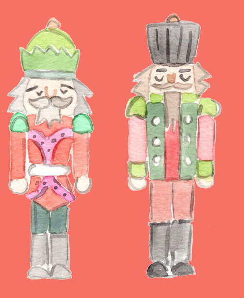 Merry and Bright - Holidaynutcrackerred