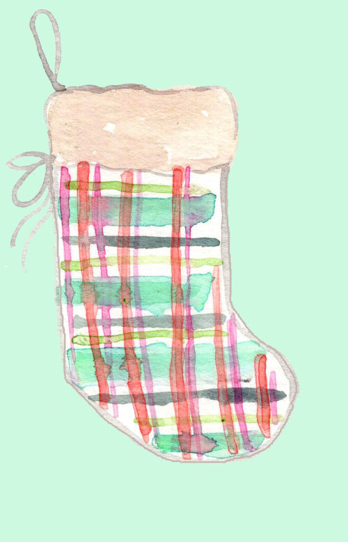 Merry and Bright - Holidaystockingturq