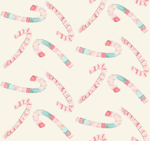 Peppermint & Gumdrops - Candycanepinkfillpatt