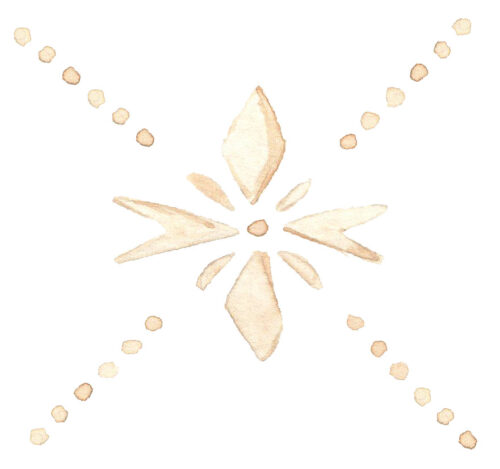 Peppermint & Gumdrops - Snowflakedesign Ivory