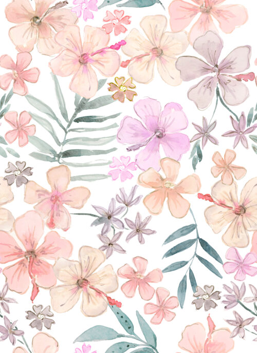 She Sells Seashells - Tropical Flower Garden