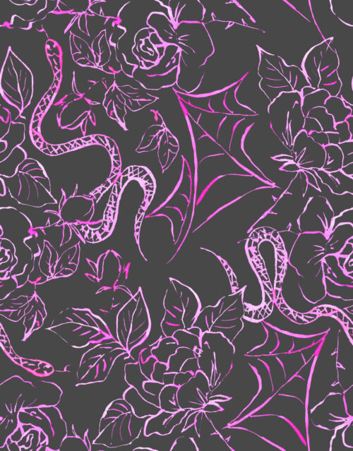 Spells and Specters - Gothichotpink