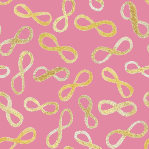 Autism Acceptance Infinity Loop on Rose