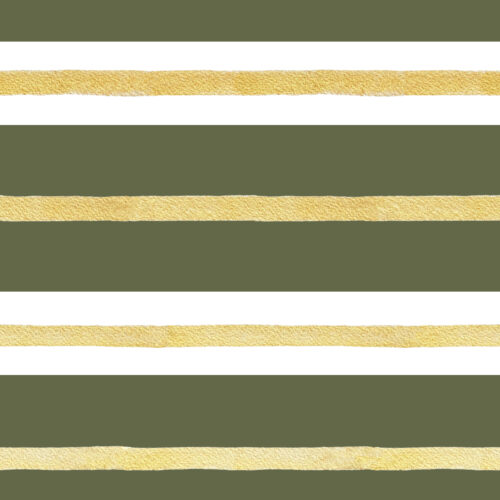 Olive Retro Stripe