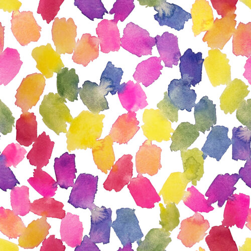 Watercolor Rainbow Brushstrokes