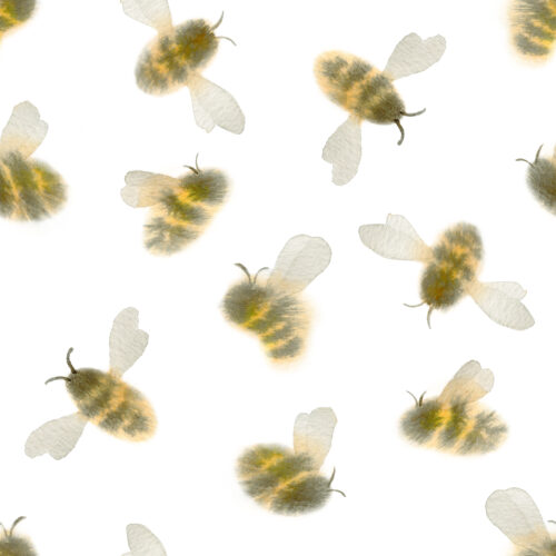 Watercolor Bumblebees