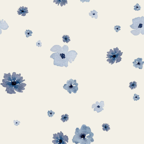 Delicate Dancing Flowers Cream