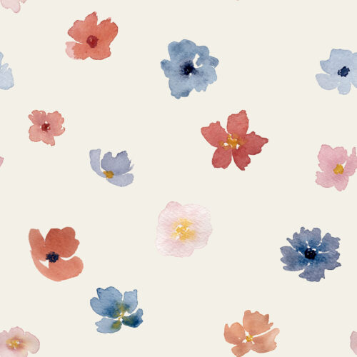 Whimsical Wildflowers Cream