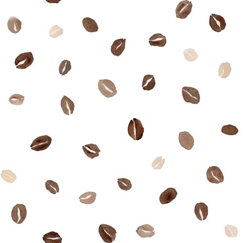 Coffee Bean Polka Dot