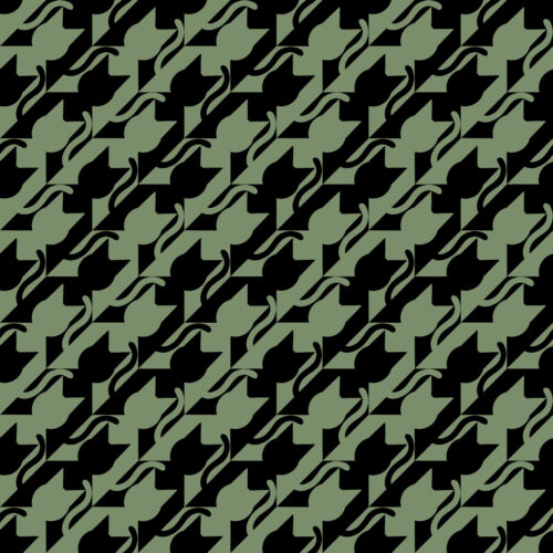 Catstooth Black and Green