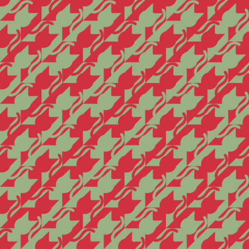 Catstooth Red and Green