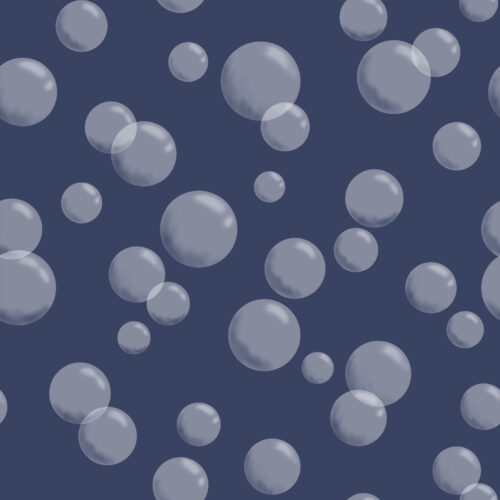 Bubble Polka Dot Navy