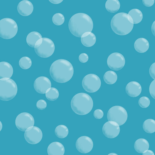 Bubble Polka Dot Teal