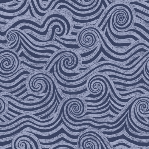 Sketchy Waves Navy