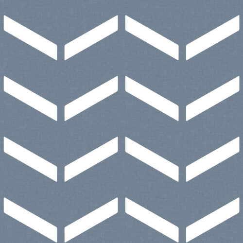 Misty Blue Chevron