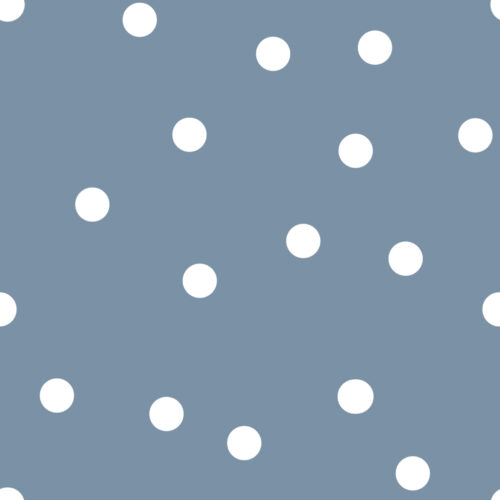 Misty Blue Polka Dot