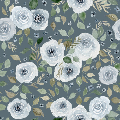 Mountain Floral on Slate