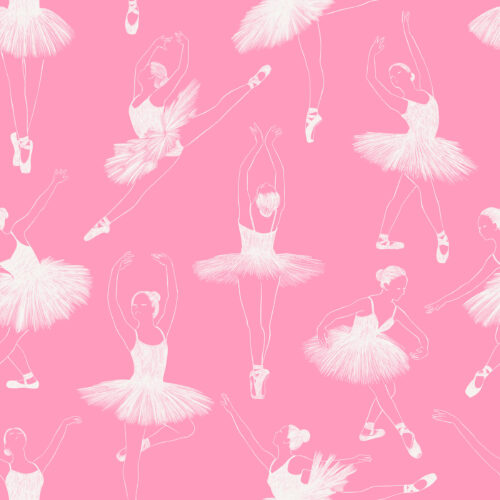 Prima Ballerina Sketches Carnation Pink