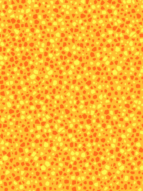 Summer Pool Terrazzo Neon Yellow and Neon Orange