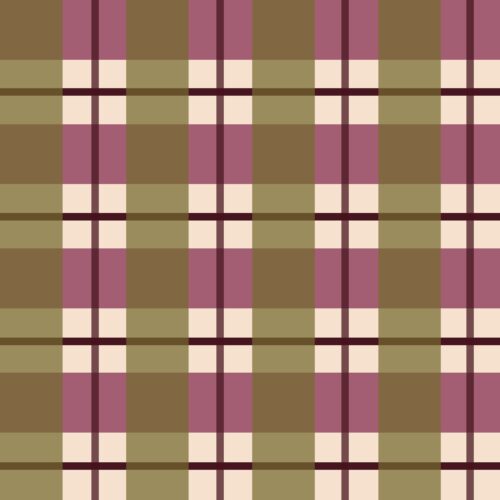 Mauve Olive Plaid